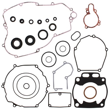 WINDEROSA Gasket Kit With Oil Seals for Kawasaki KX 250 05 06 07 811465